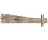 Atlas 2053 Code 55 Turnout Nickel-Silver Rail Brown Ties -- No.7 Right Hand Track & Turnouts