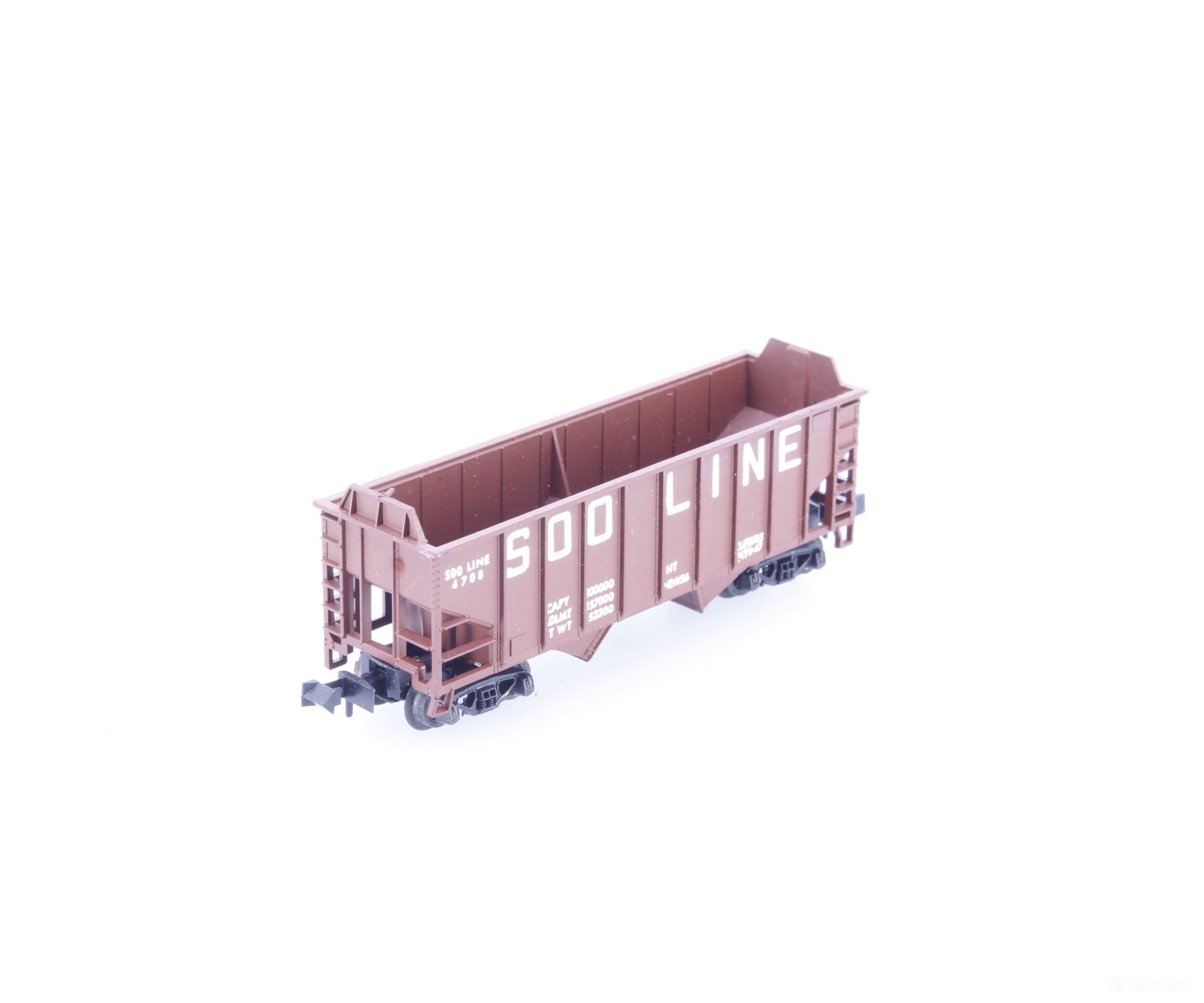 Atlas 2241 N 2 Bay Open Hopper Soo Line (SOO) 4708 - Freight Cars