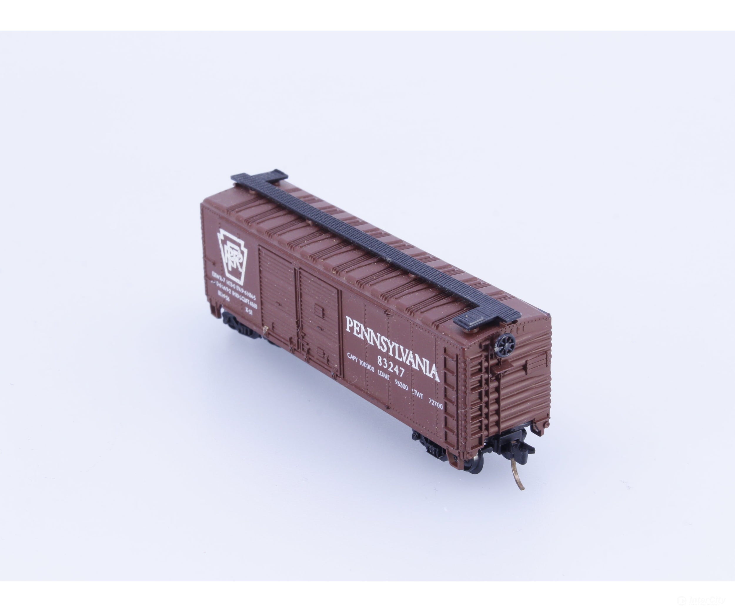 Atlas 2286 N 40’ Double Door Steel Boxcar Pennsylvania (PRR) 83247 Freight Cars