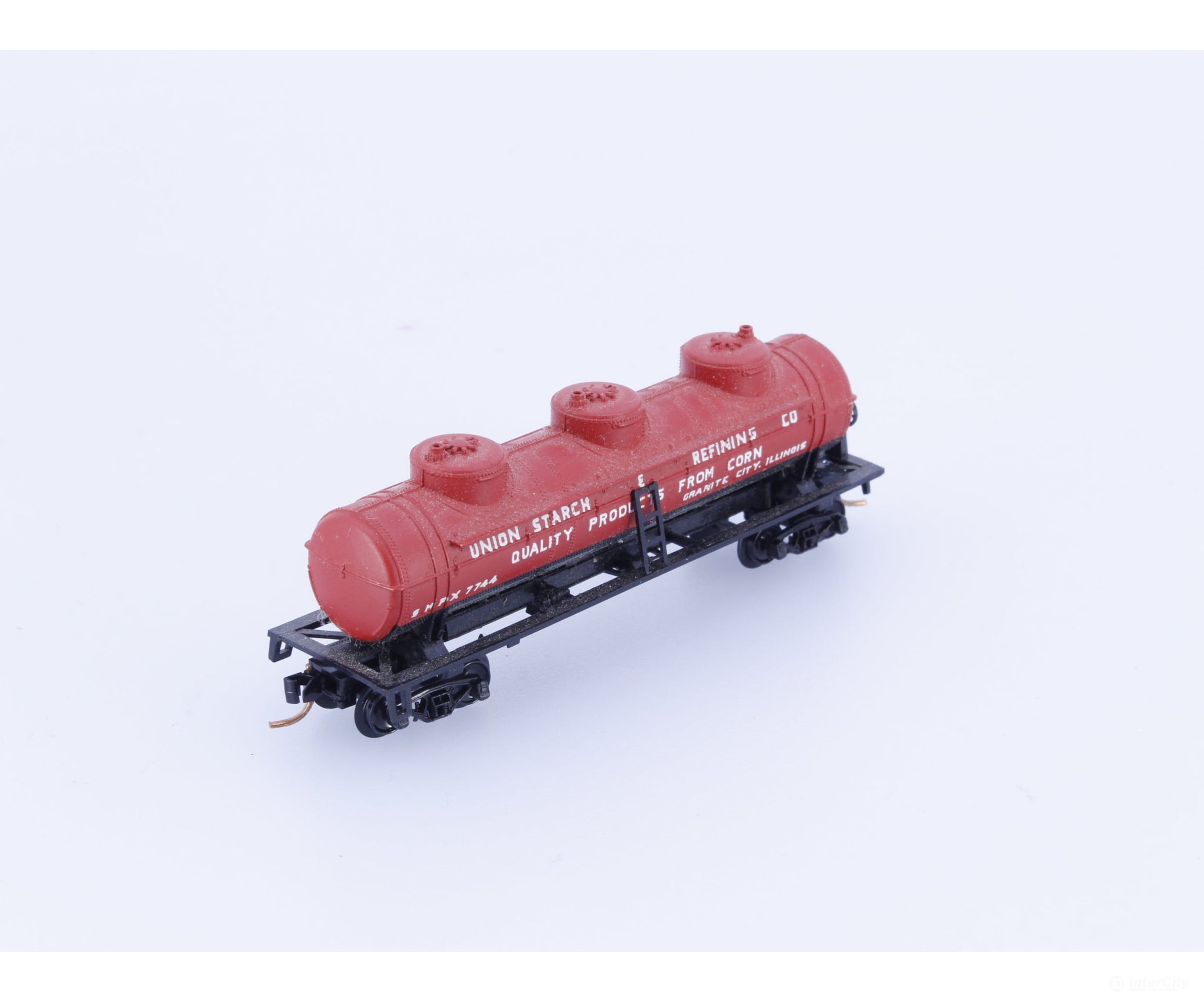 Atlas 2297 N 3 Dome Tank Car Union Starch & Refining Co (SHPX) 7744 Freight Cars