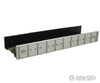 Atlas 2551 Decorated Code 80 Plate-Girder Bridge -- New York Central (Silver Black) Tunnels &