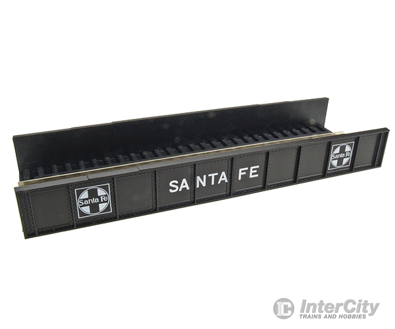 Atlas 2553 Decorated Code 80 Plate-Girder Bridge -- Santa Fe (Black White) Tunnels & Bridges