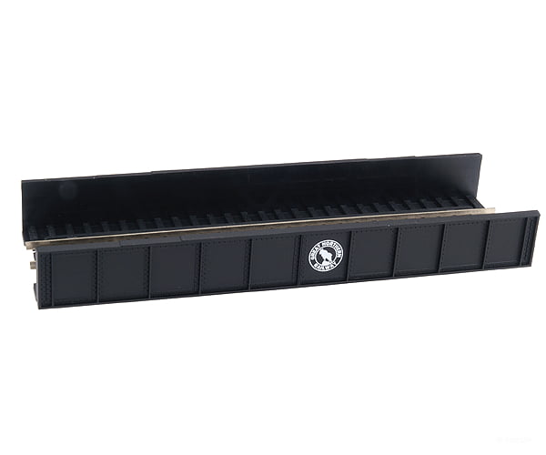 Atlas 2555 Decorated Code 80 Plate-Girder Bridge -- Great Northern (Black White) Tunnels & Bridges