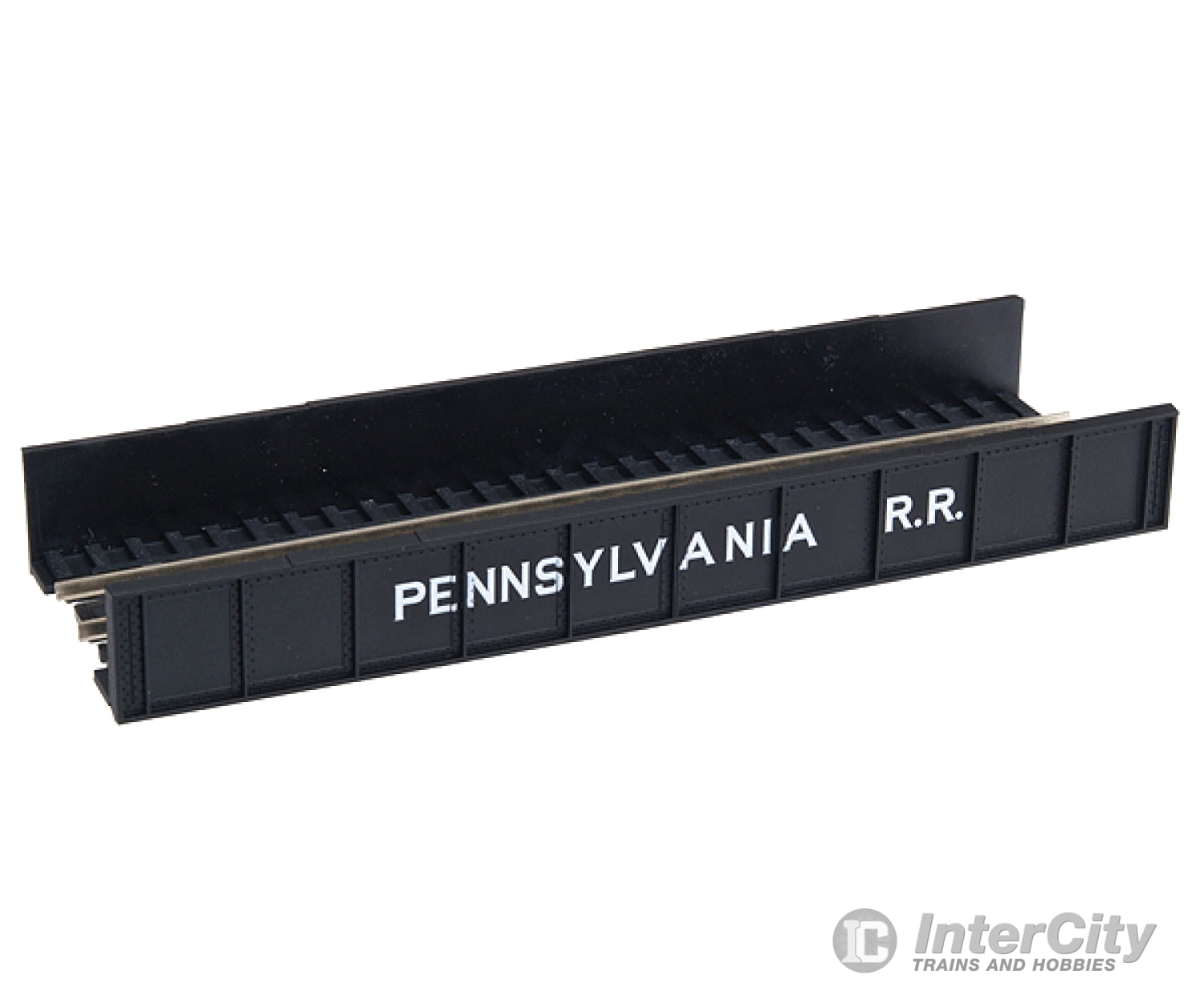 Atlas 2559 Decorated Code 80 Plate-Girder Bridge -- Pennsylvania Railroad (Black White) Tunnels &