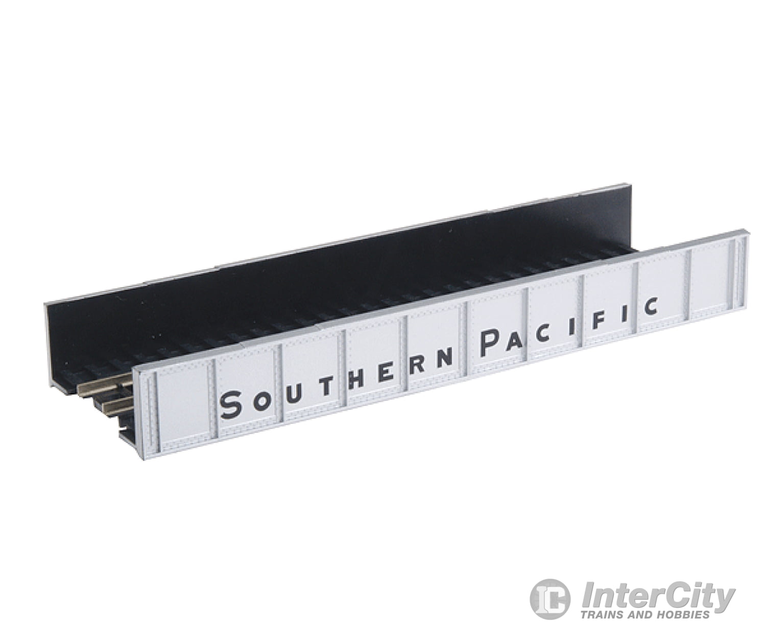 Atlas 2560 Decorated Code 80 Plate-Girder Bridge -- Southern Pacific (Silver Black) Tunnels &