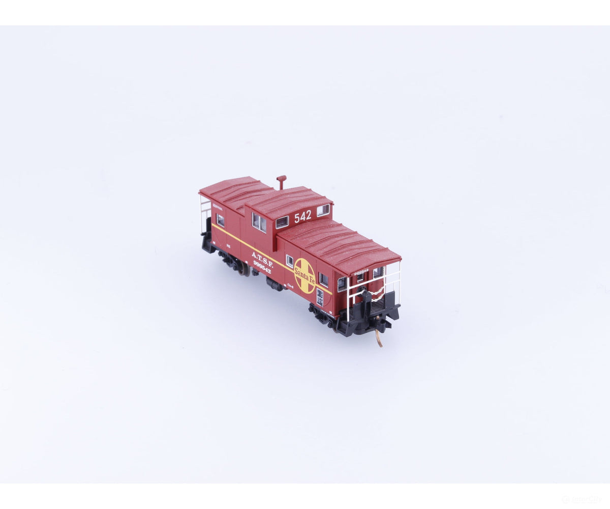 Atlas 30208 N Steel Caboose w/ Extended Vision Cupola Atchison Topeka and Santa Fe (ATSF) 999542 - Freight Cars