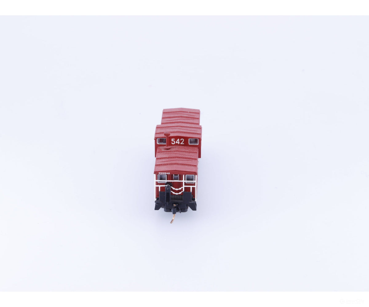 Atlas 30208 N Steel Caboose w/ Extended Vision Cupola Atchison Topeka and Santa Fe (ATSF) 999542 - Freight Cars