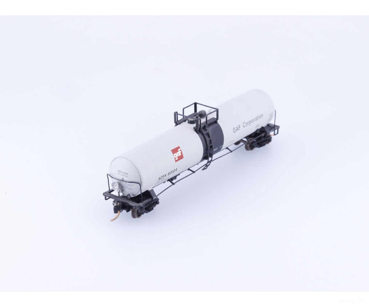 Atlas 30701 N 23500 Gal. Tank Car GAF (ACFX) 83124 - Freight Cars