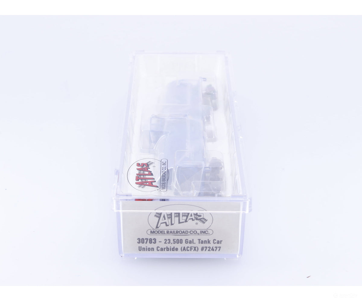 Atlas 30783 N 23500 Gal. Tank Car Union Carbide (ACFX) 72477 (#1) - Freight Cars