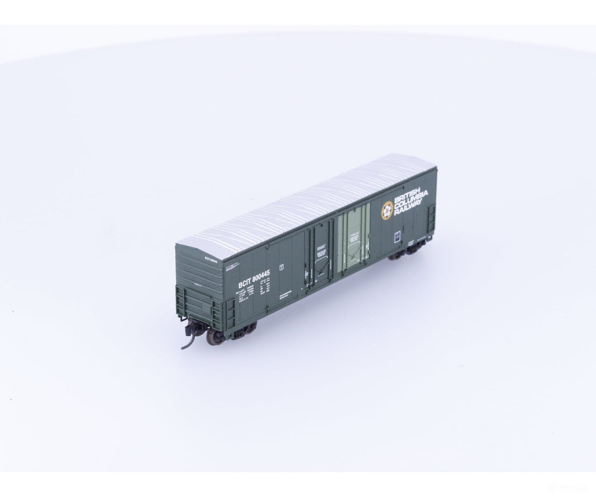Atlas 31202 N Evans Double Plug Door Box Car British Columbia Railway (BCOL) 800445 - Freight Cars