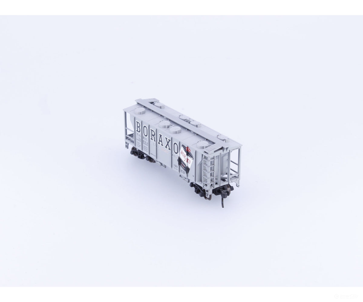 Atlas 31791 N 2 Bay PS2 Covered Hopper Car Boraxo (NAHX) 31060 - Freight Cars