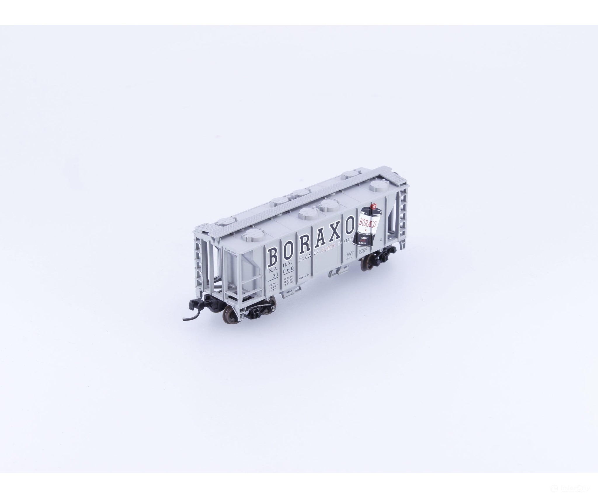 Atlas 31791 N 2 Bay PS2 Covered Hopper Car Boraxo (NAHX) 31060 - Freight Cars