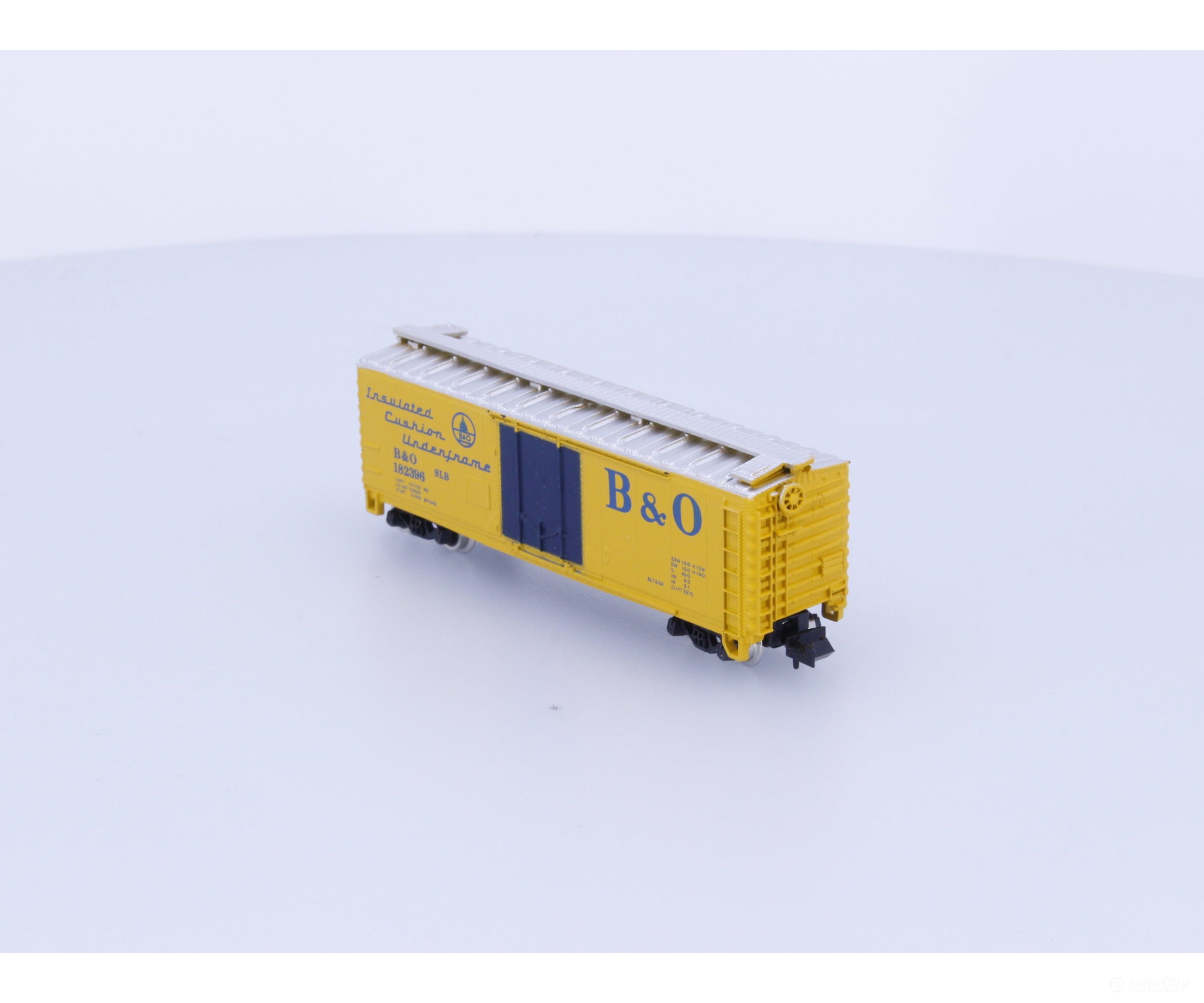 Atlas 3319 N 40’ Standard Box Car Plug Door Baltimore and Ohio (BO) 182396 Freight Cars
