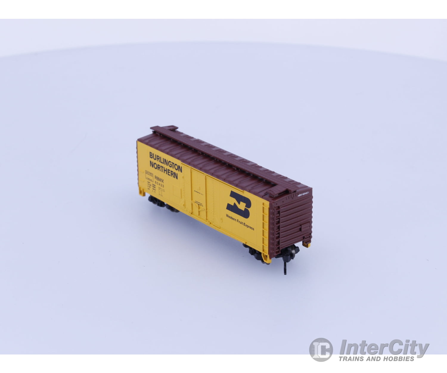 Atlas 33306 N 40’ Plug Door Box Car Burlington Northern (BN) 60423 Freight Cars