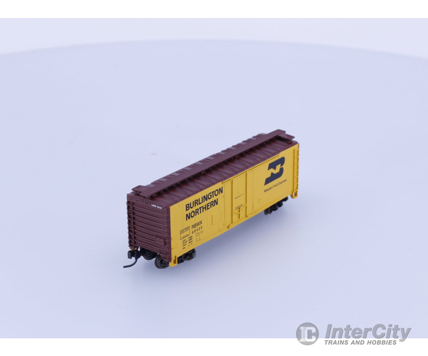 Atlas 33306 N 40’ Plug Door Box Car Burlington Northern (BN) 60423 Freight Cars