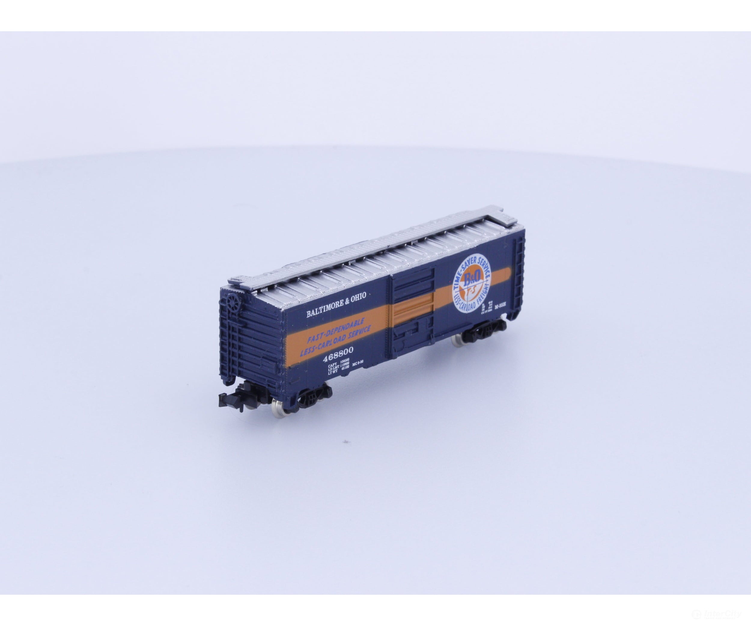 Atlas 3431 N 40’ Box Car Baltimore and Ohio (BO) 468800 Freight Cars