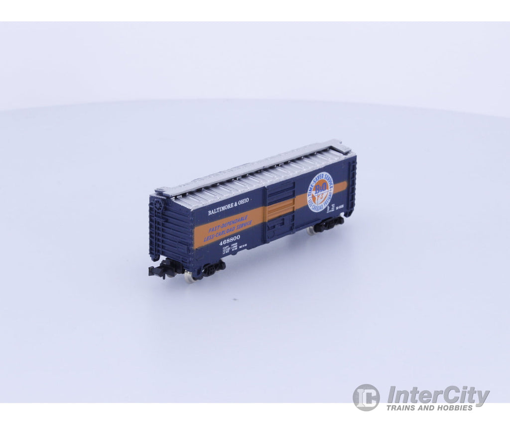 Atlas 3431 N 40’ Box Car Baltimore and Ohio (BO) 468800 Freight Cars