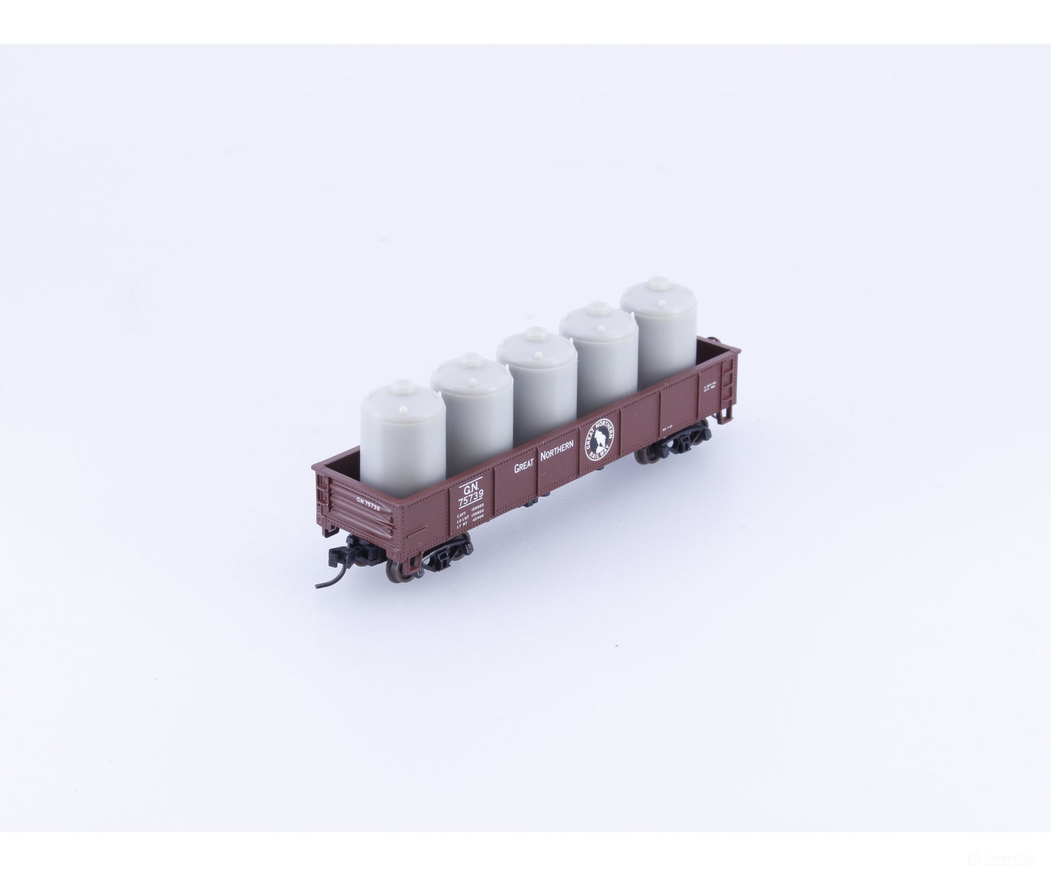 Atlas 35152 N 42’ Gondola w/ Load Great Northern (GN) 75739 - Freight Cars