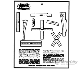 Atlas 361 Track Planning Template Set Accessories