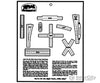 Atlas 361 Track Planning Template Set Accessories