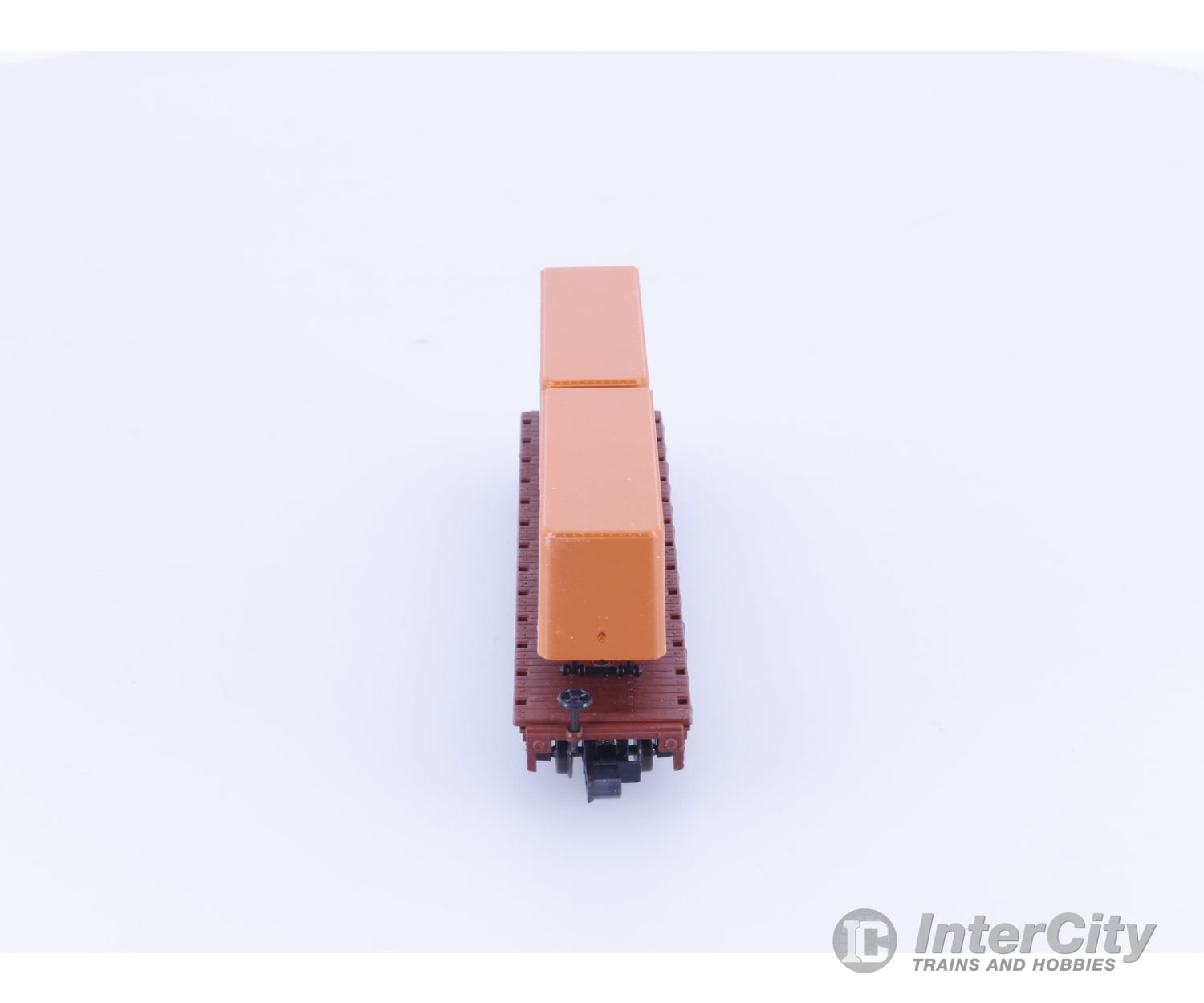 Atlas 37541 N 50’ Piggyback Flatcar with Two 24’ Trailers #2 Canadian National (CN) 682442 Freight Cars