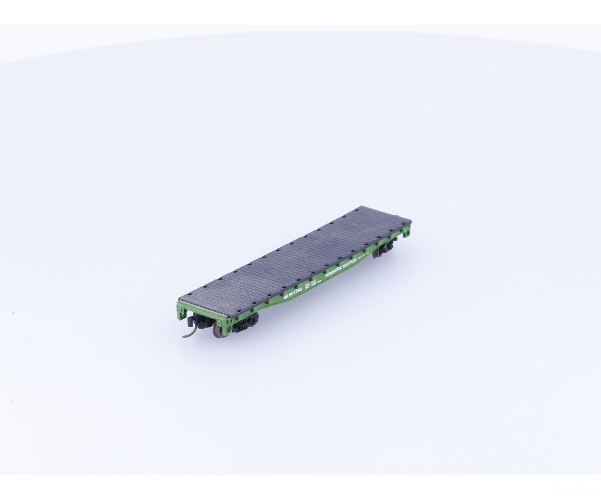 Atlas 3801 N Flat Car Burlington Northern (BN) 602298 - Freight Cars