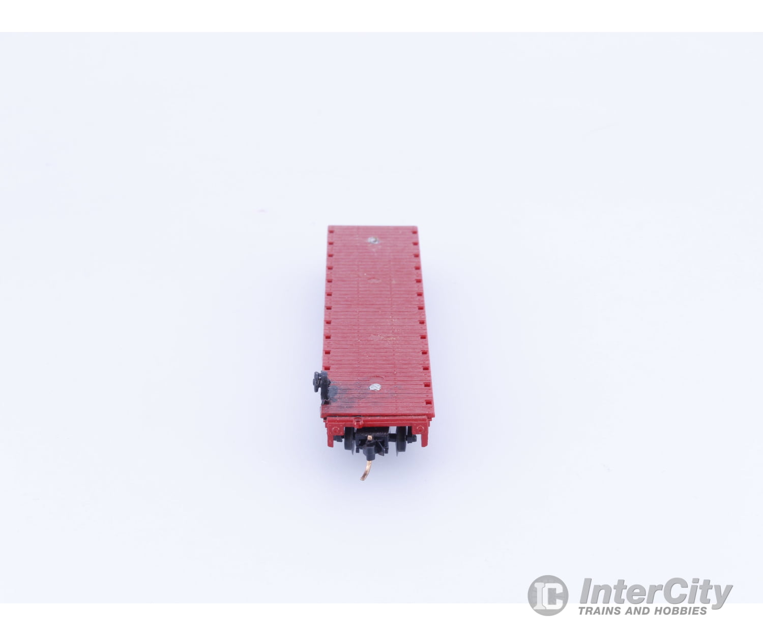 Atlas 38071 N 50’ Flatcar with Stakes Great Northern (GN) 65417 Freight Cars