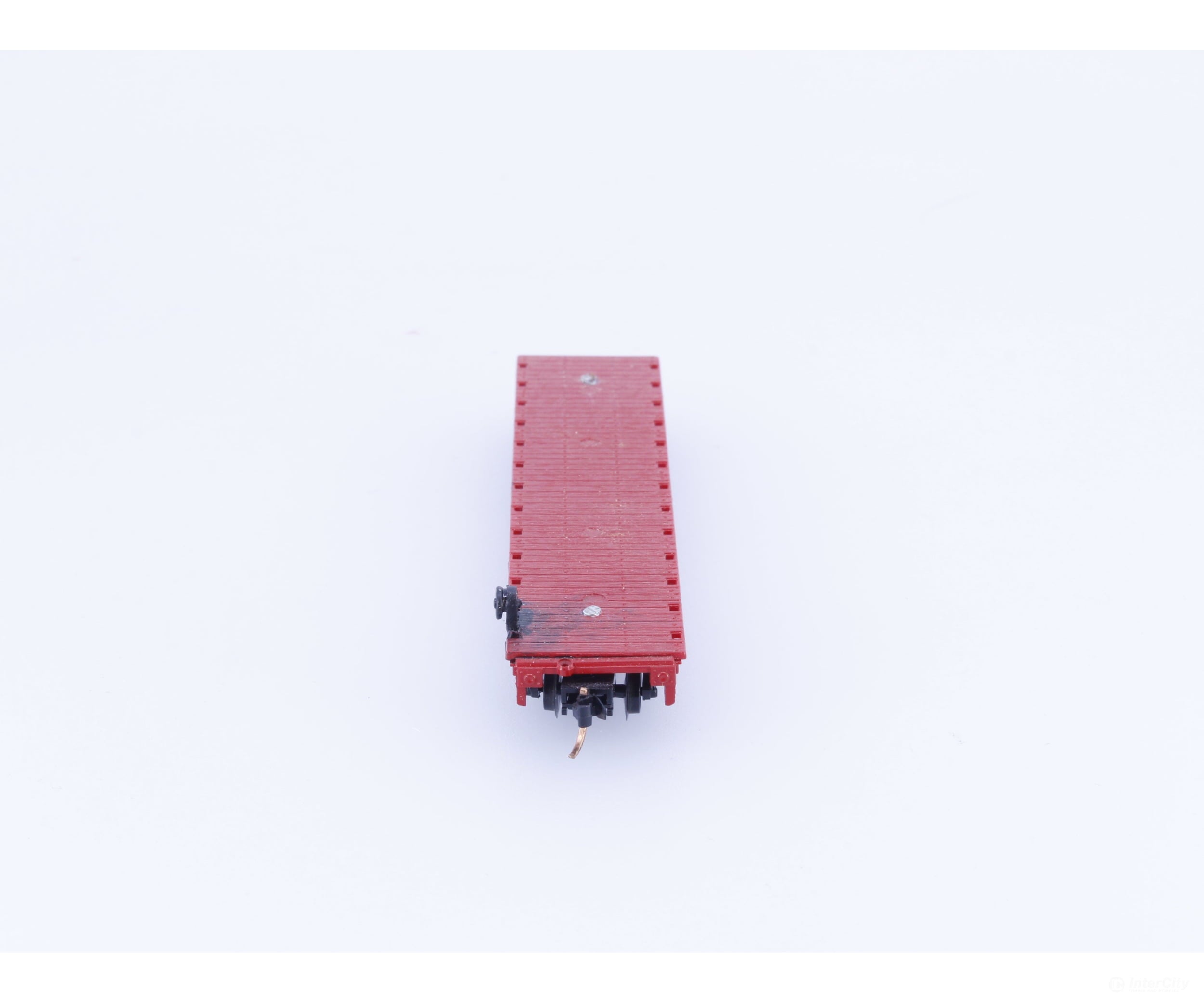 Atlas 38071 N 50’ Flatcar with Stakes Great Northern (GN) 65417 Freight Cars