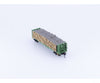 Atlas 38402 N Bulkhead Flat Car w/ Pulpwood Load Burlington Northern (BN) 611301 - Freight Cars