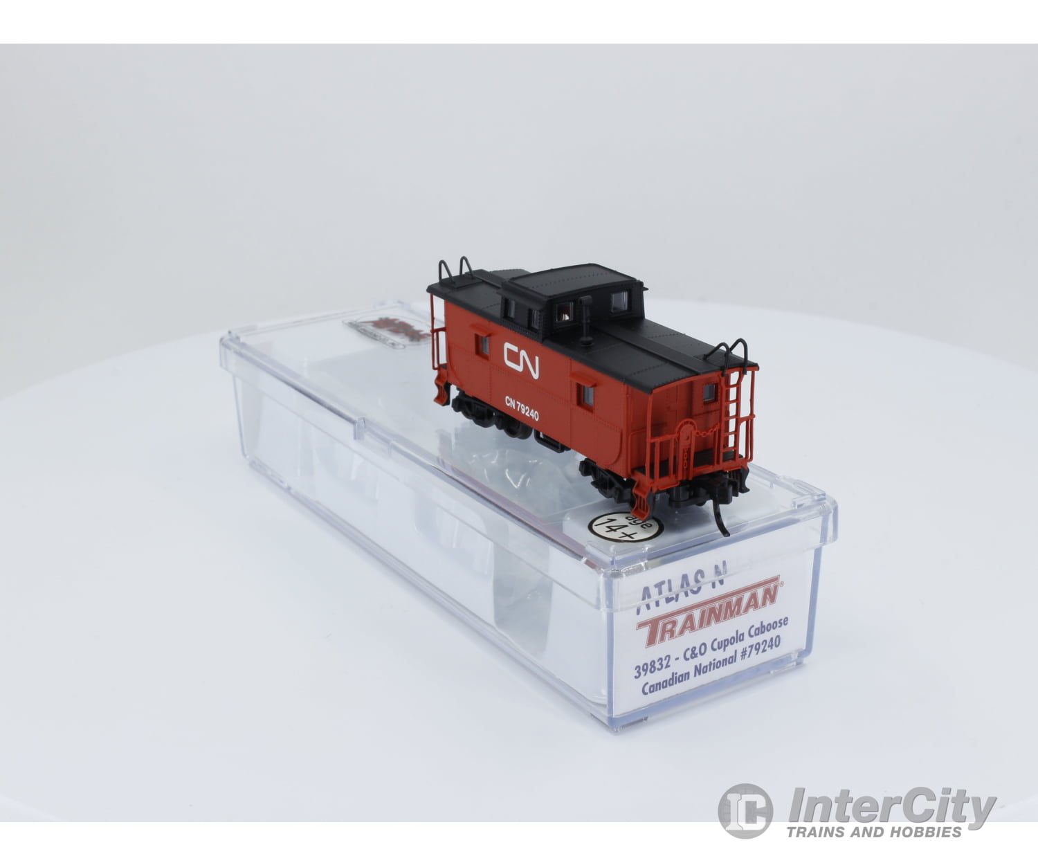 Atlas 39832 N C&O Cupola Caboose Freight Car Canadian National (Cn) 79240 Cars