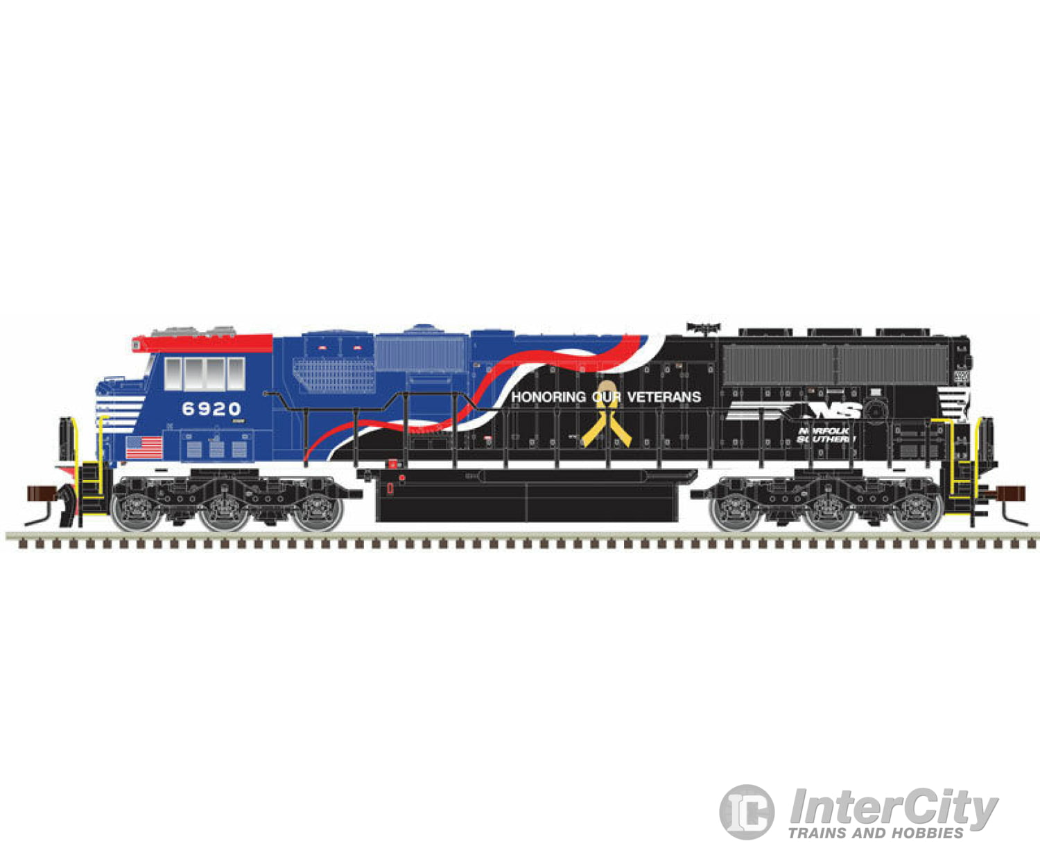 Atlas 40003989 Ns - Emd Sd60E Esu Loksound & Dcc Master Gold -- Norfolk Southern 6920 (Honoring Our