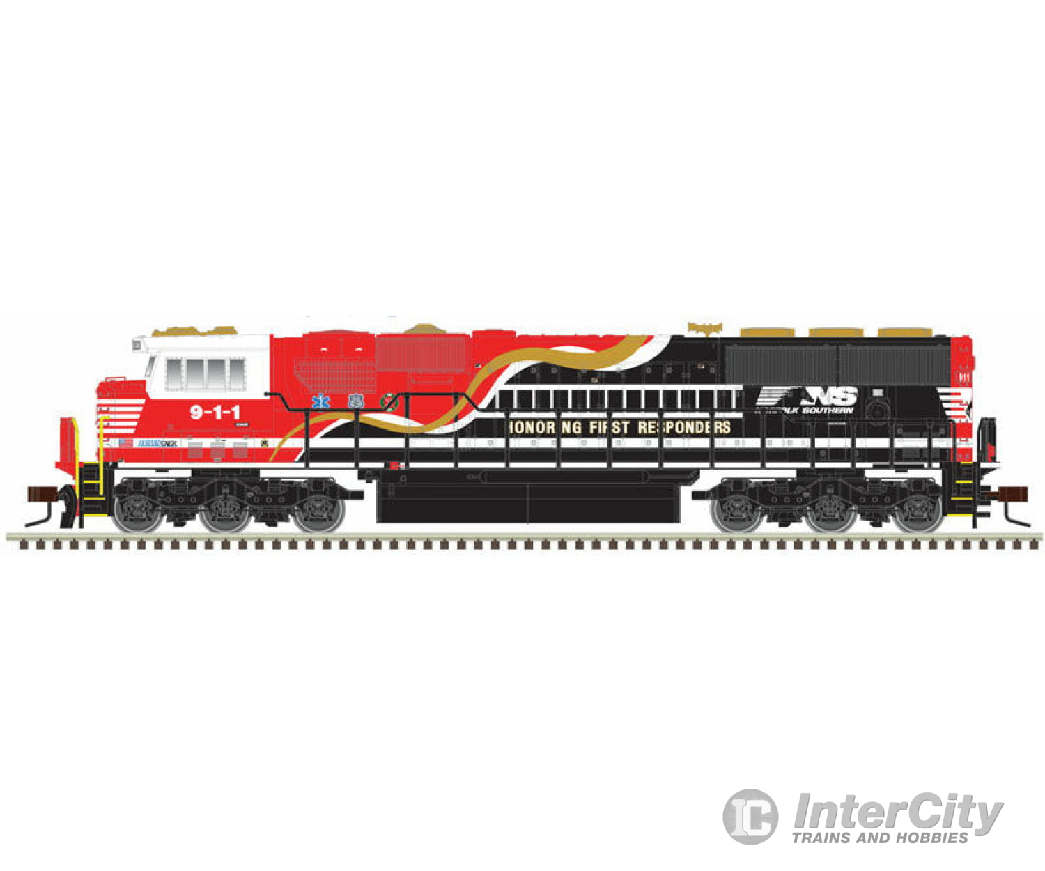 Atlas 40003991 Ns - Emd Sd60E Esu Loksound & Dcc Master Gold -- Norfolk Southern 911 (Honoring First