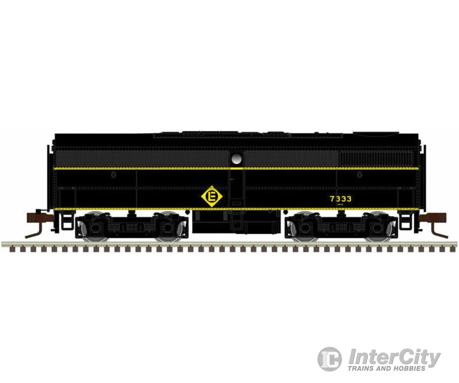 Atlas 40004544 Alco Fb1 - Standard Dc Master(Tm) Silver -- Erie Lackawanna 7263 (Ex-Erie Blalck