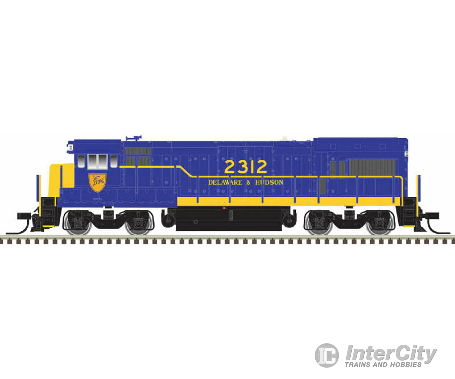 Atlas 40004651 Ge U23B - Standard Dc Master(R) Silver -- Delaware & Hudson 2303 (Blue Yellow)