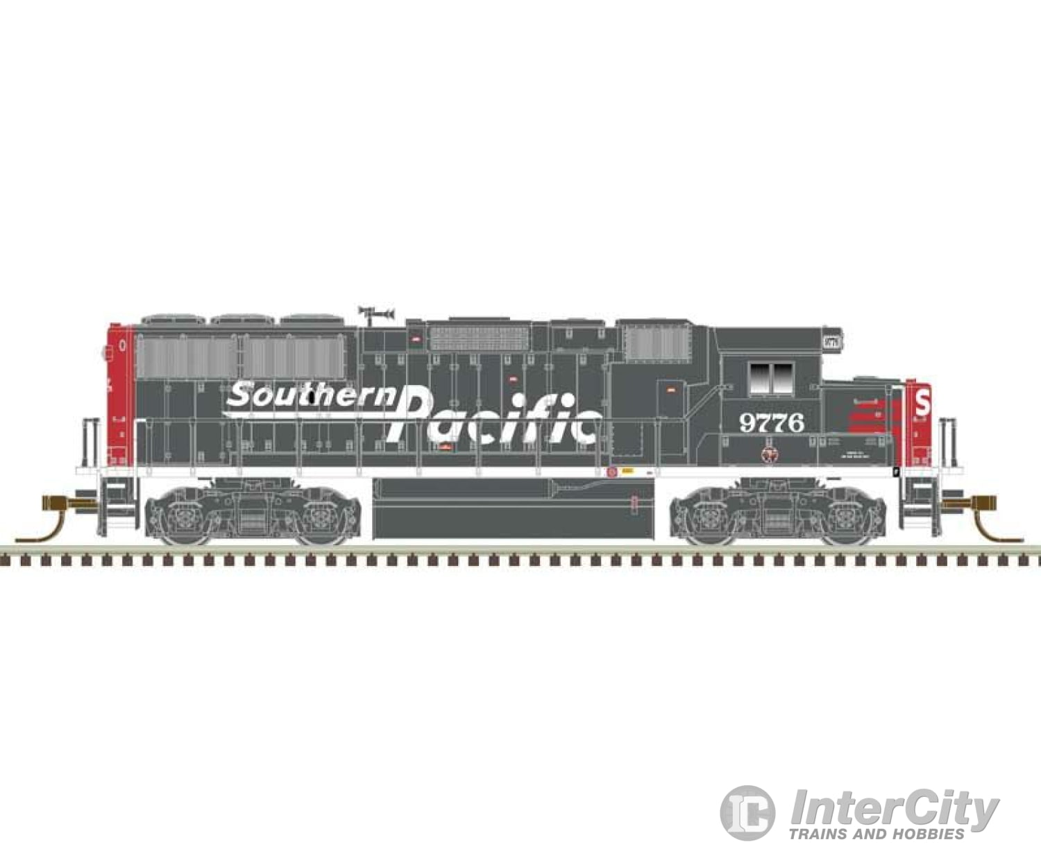 Atlas 40004897 Emd Gp60 - Standard Dc Master(Tm) Silver -- Southern Pacific 9761 (Gray Red Speed