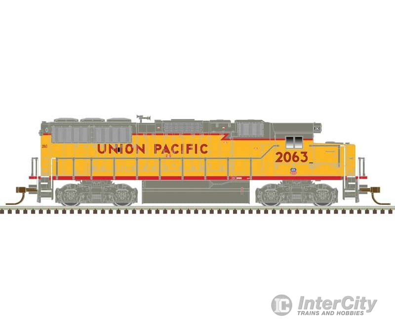 Atlas 40004903 Emd Gp60 - Standard Dc Master(Tm) Silver -- Union Pacific 2063 (Yellow Red Gray Sill