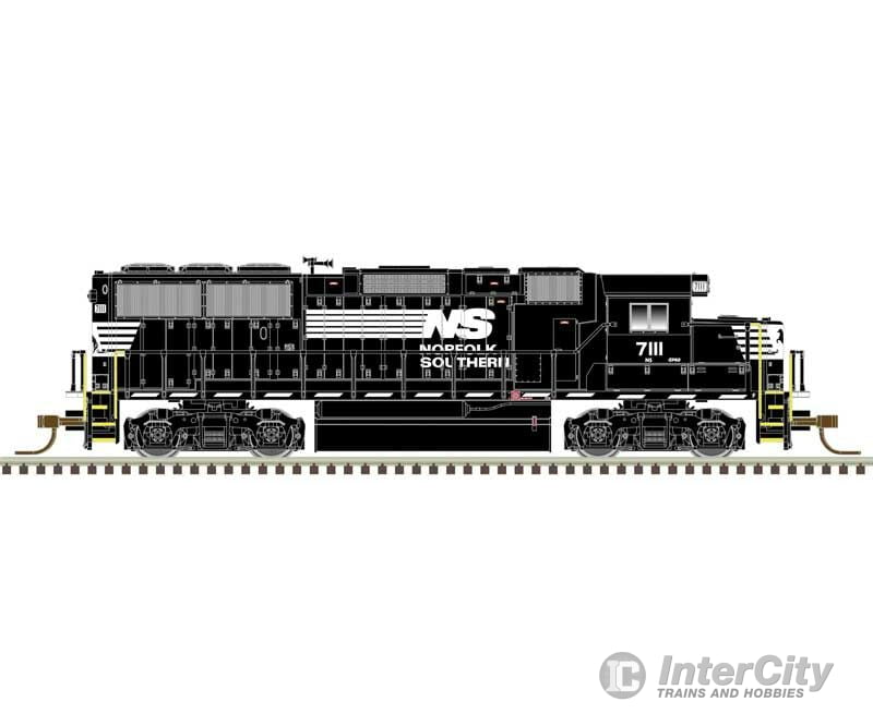 Atlas 40004907 Emd Gp60 - Standard Dc Master(Tm) Silver -- Norfolk Southern 7133 (Black White)