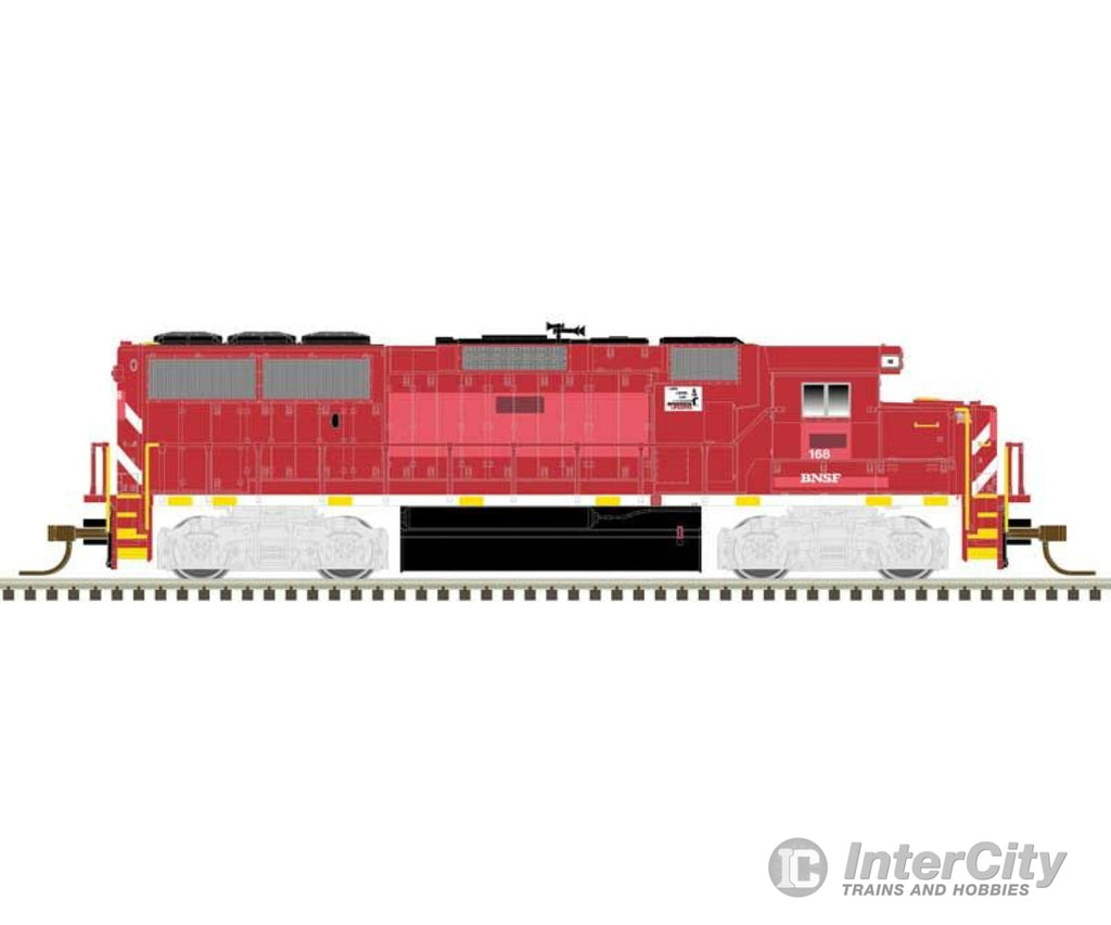 Atlas 40004913 Emd Gp60 - Standard Dc Master(Tm) Silver -- Bnsf Railway 168 (Ex-Vermont Red White)