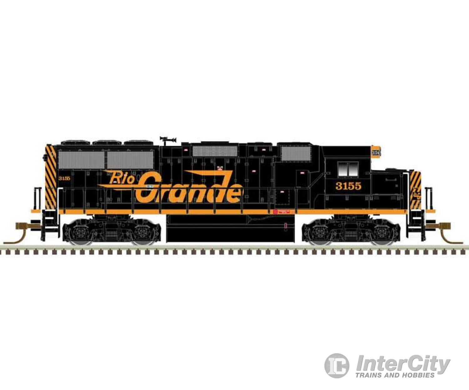 Atlas 40004921 Emd Gp60 - Loksound And Dcc Master(Tm) Gold -- Denver & Rio Grande Western 3155