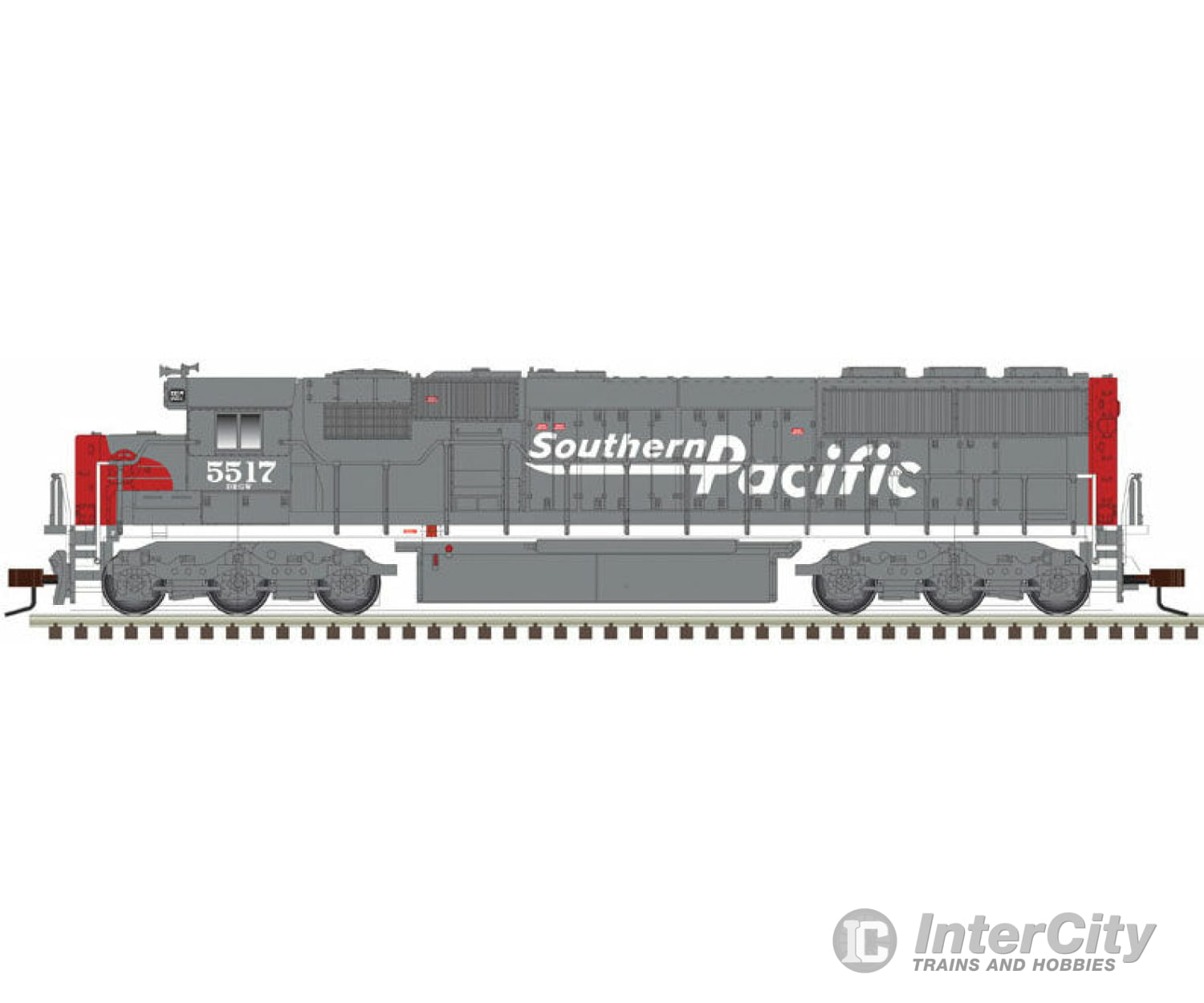 Atlas 40005192 Emd Sd50 With Ditch Lights - Standard Dc Master Silver(Tm) -- Southern Pacific 5504