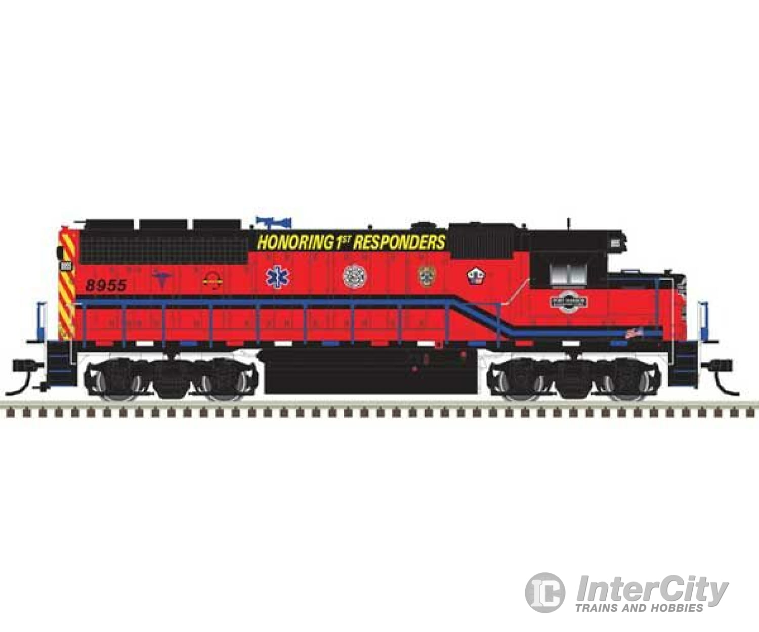 Atlas 40005286 Emd Gp40 With Ditch Lights - Loksound And Dcc Master(R) Gold -- Port Harbor 8955 (1St