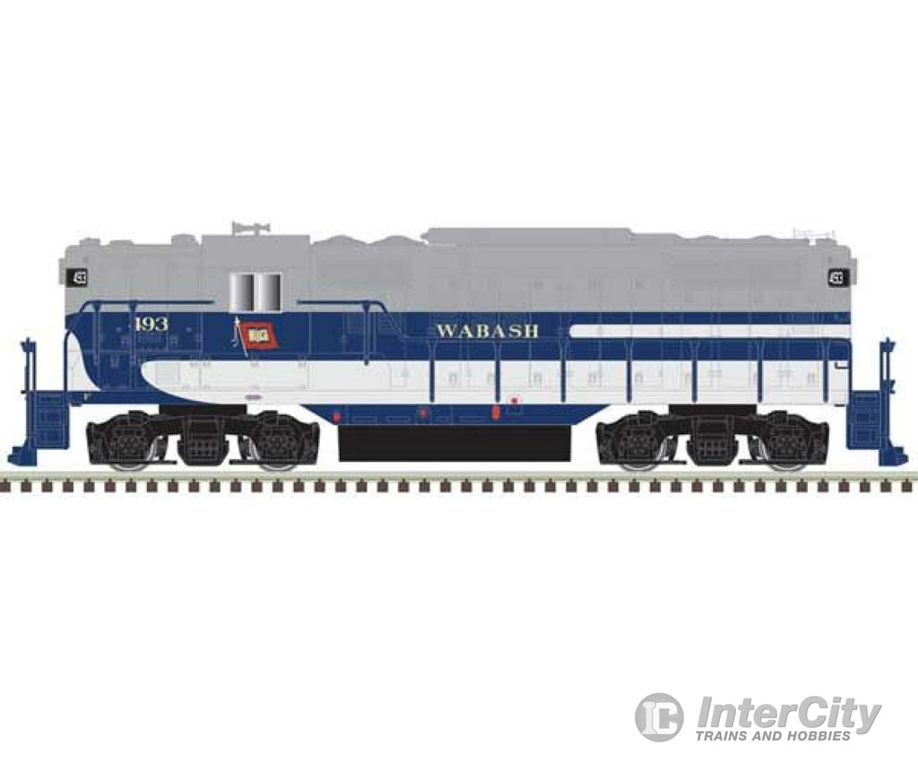 Atlas 40005354 Emd Gp9 W/Torpedo Tubes - Standard Dc -- Wabash #493 (Blue Gray) Locomotives &