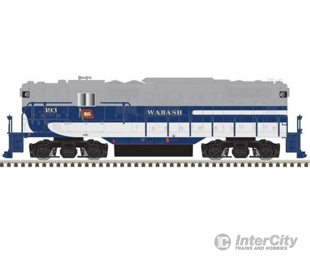 Atlas 40005355 Emd Gp9 W/Torpedo Tubes - Standard Dc -- Wabash #495 (Blue Gray) Locomotives &