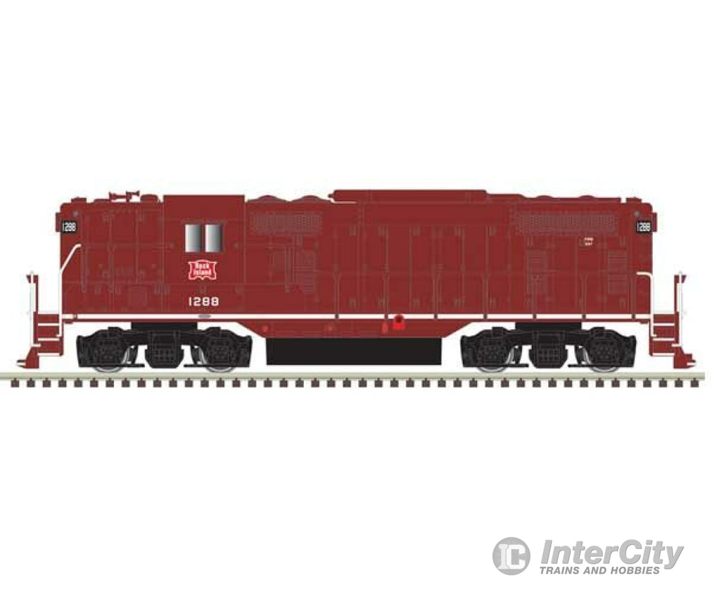 Atlas 40005366 Emd Gp7 Phase Ii W/Torpedo Tubes - Loksound & Dcc -- Rock Island #1288 (Maroon)