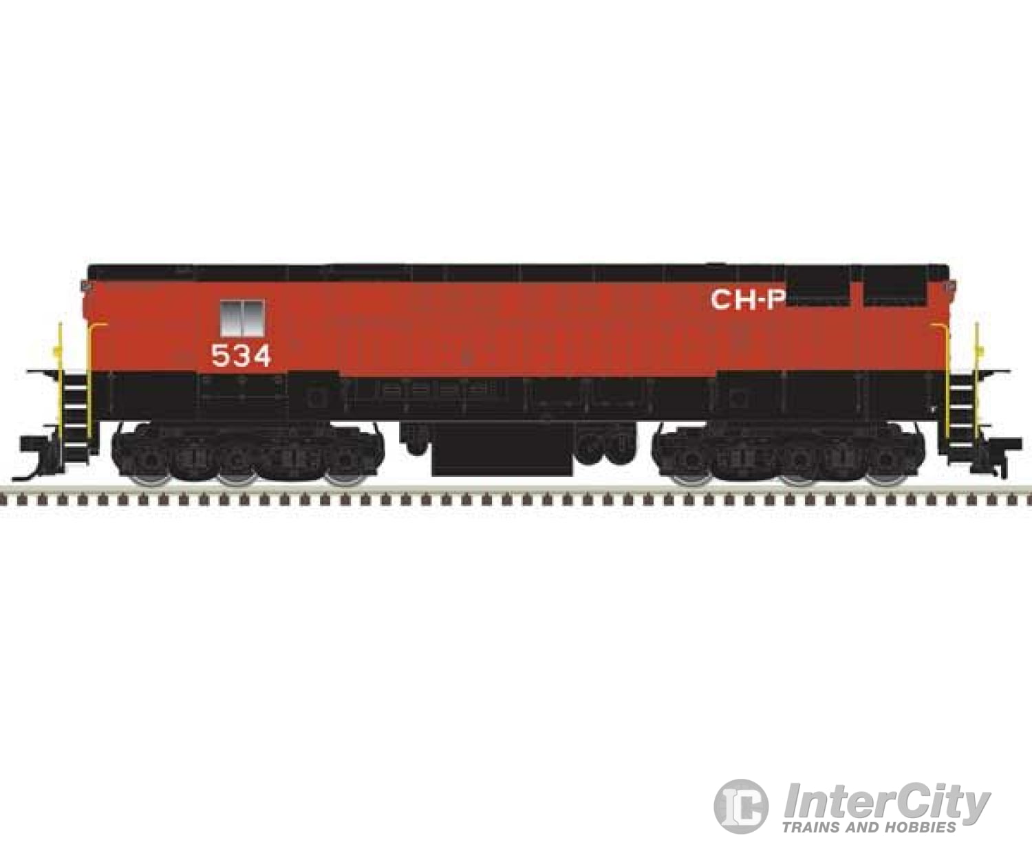 Atlas 40005381 Fm H-24-66 Phase 1A Trainmaster - Standard Dc -- Chihuahua Pacific #535 (Red Black)