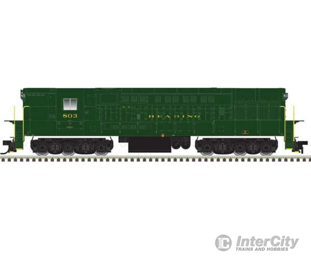 Atlas 40005410 Fm H-24-66 Phase 1B Trainmaster - Loksound & Dcc -- Reading #803 (Green Gold)