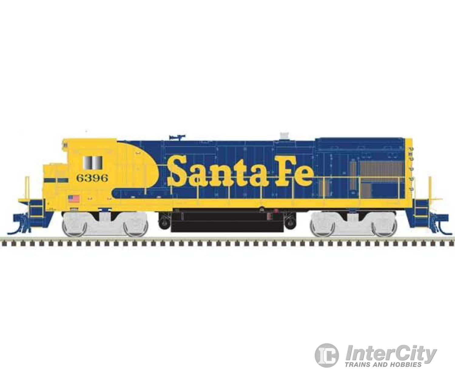 Atlas 40005458 Ge B23-7 Low Nose W/Headlight No Anticlimber - Loksound And Dcc -- Santa Fe #6396