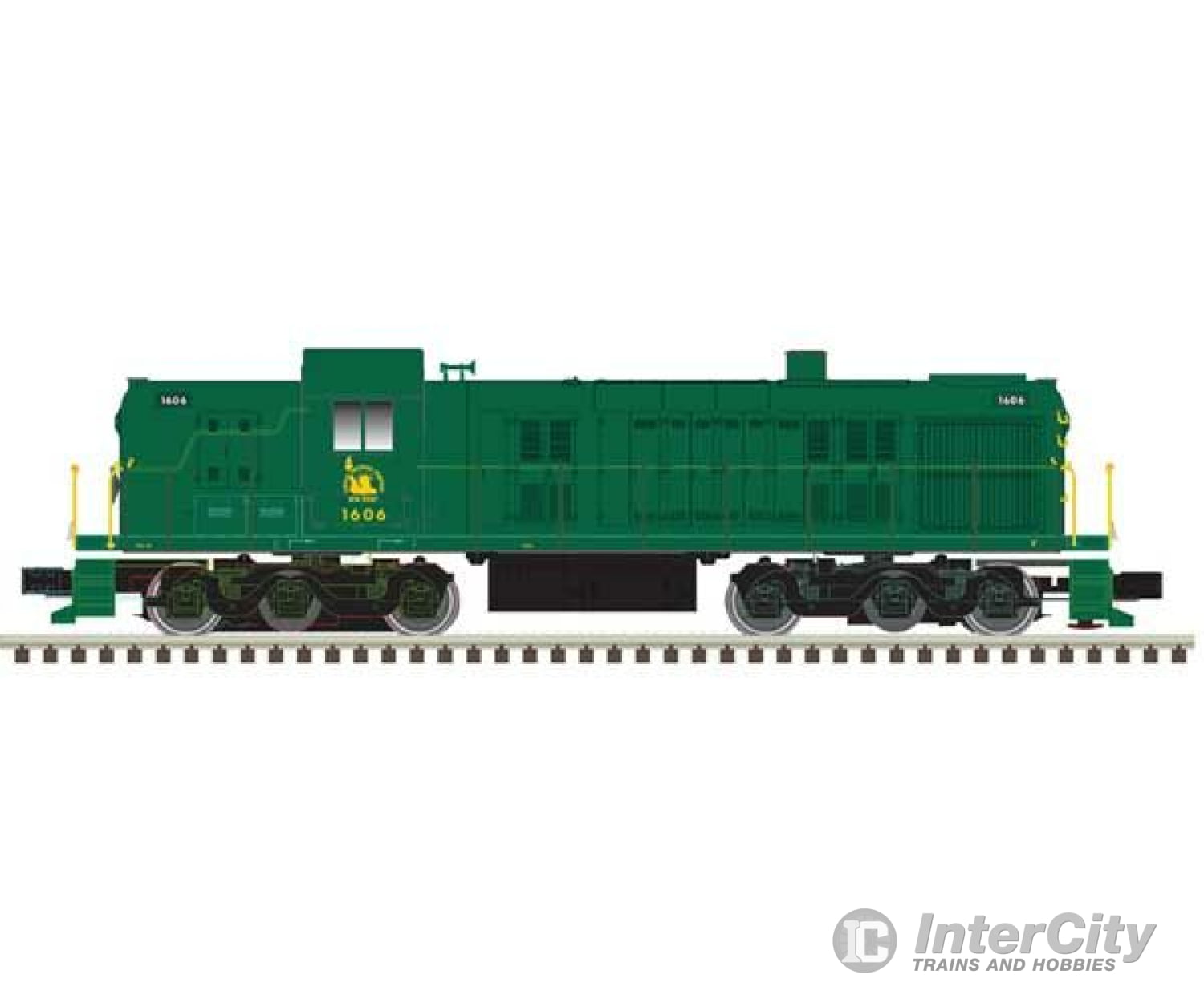 Atlas 40005490 Alco Rsd4/5 - Standard Dc Classic Silver -- Central Railroad Of New Jersey #1606