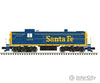 Atlas 40005492 Alco Rsd4/5 - Standard Dc Classic Silver -- Santa Fe #2155 (Blue Yellow) Locomotives