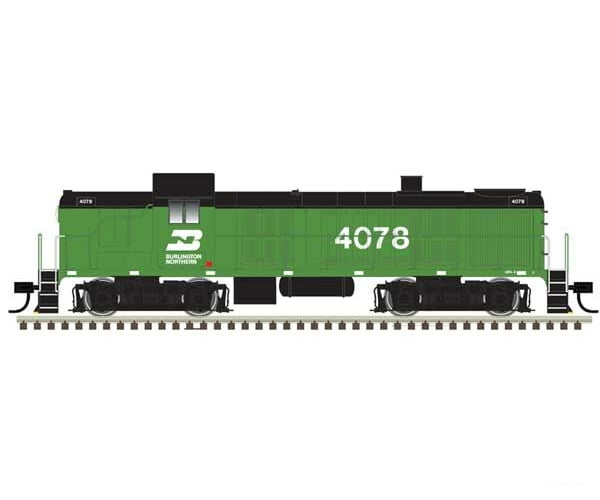 Atlas 40005507 Alco Rs3 - Esu Loksound & Dcc Classic Silver -- Burlington Northern #4058 (Green